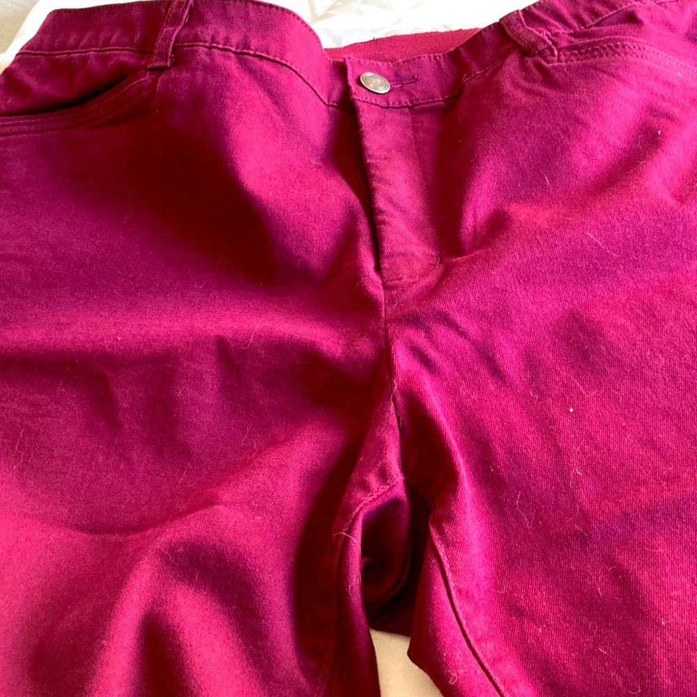 Denim Jeans - Raspberry